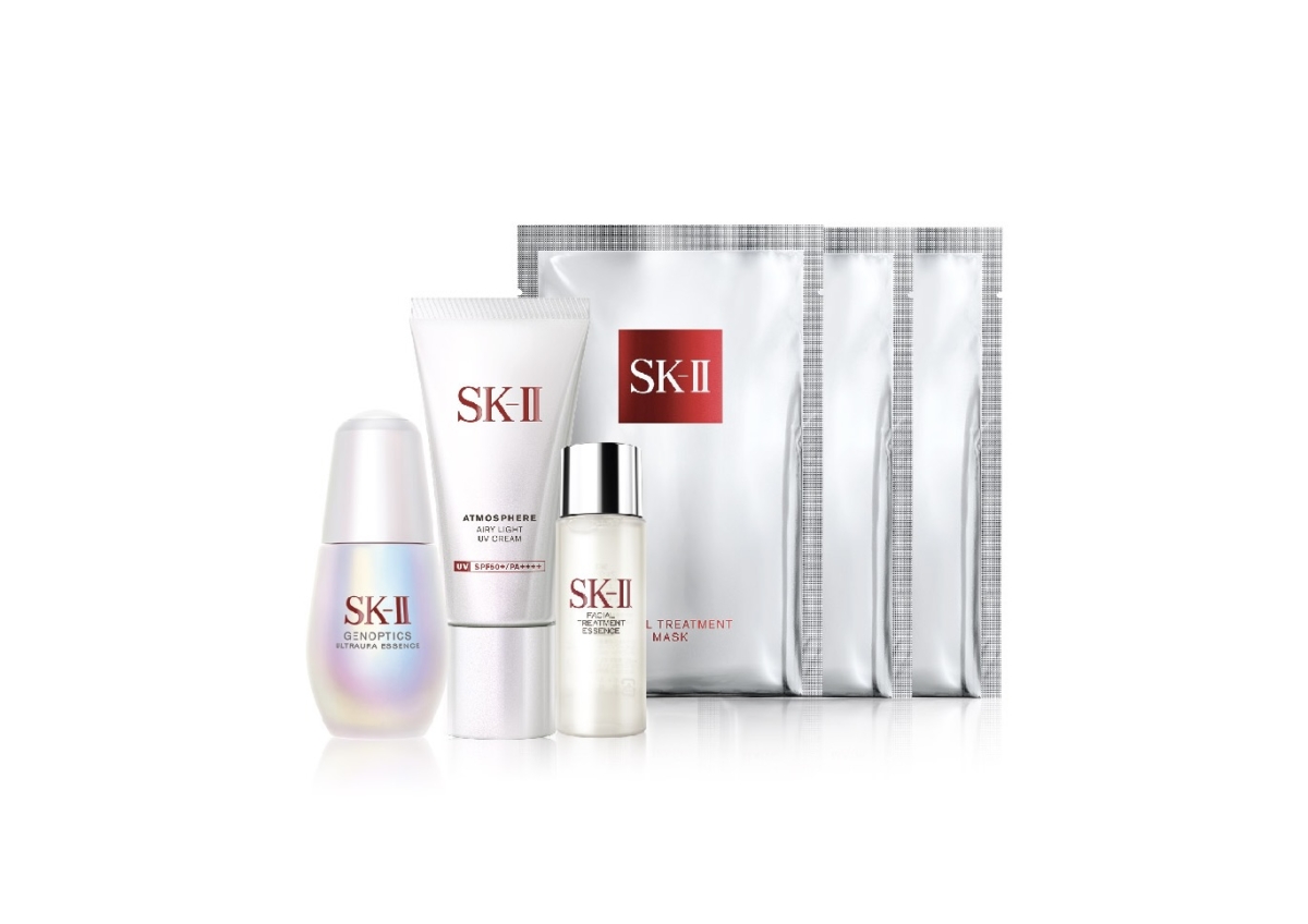 SK-II 超輕感防曬美白精華組 建議零售價 $7,840 現省↘$2,791 !