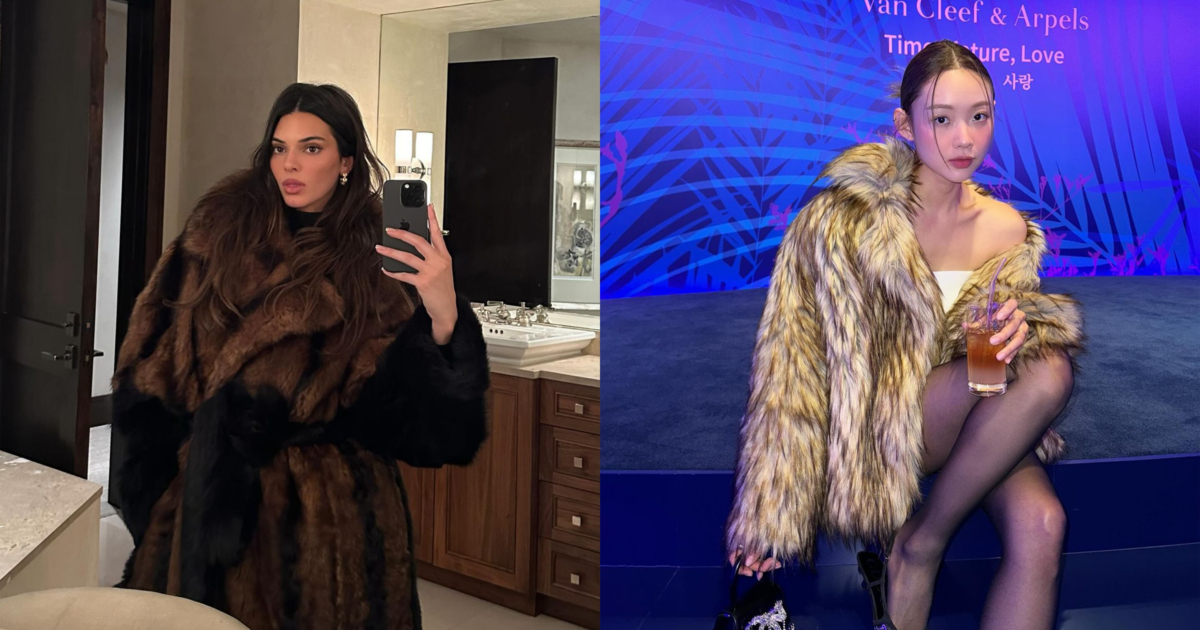 皮草大衣這陣子不論是在歐美還是韓國都相當熱門
