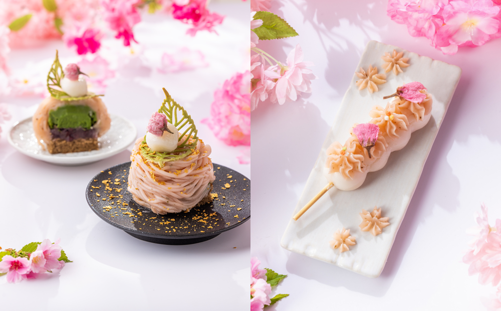 京町山本屋「櫻花蒙布朗」、「熱門串糰子」只在4月底以前供應。
