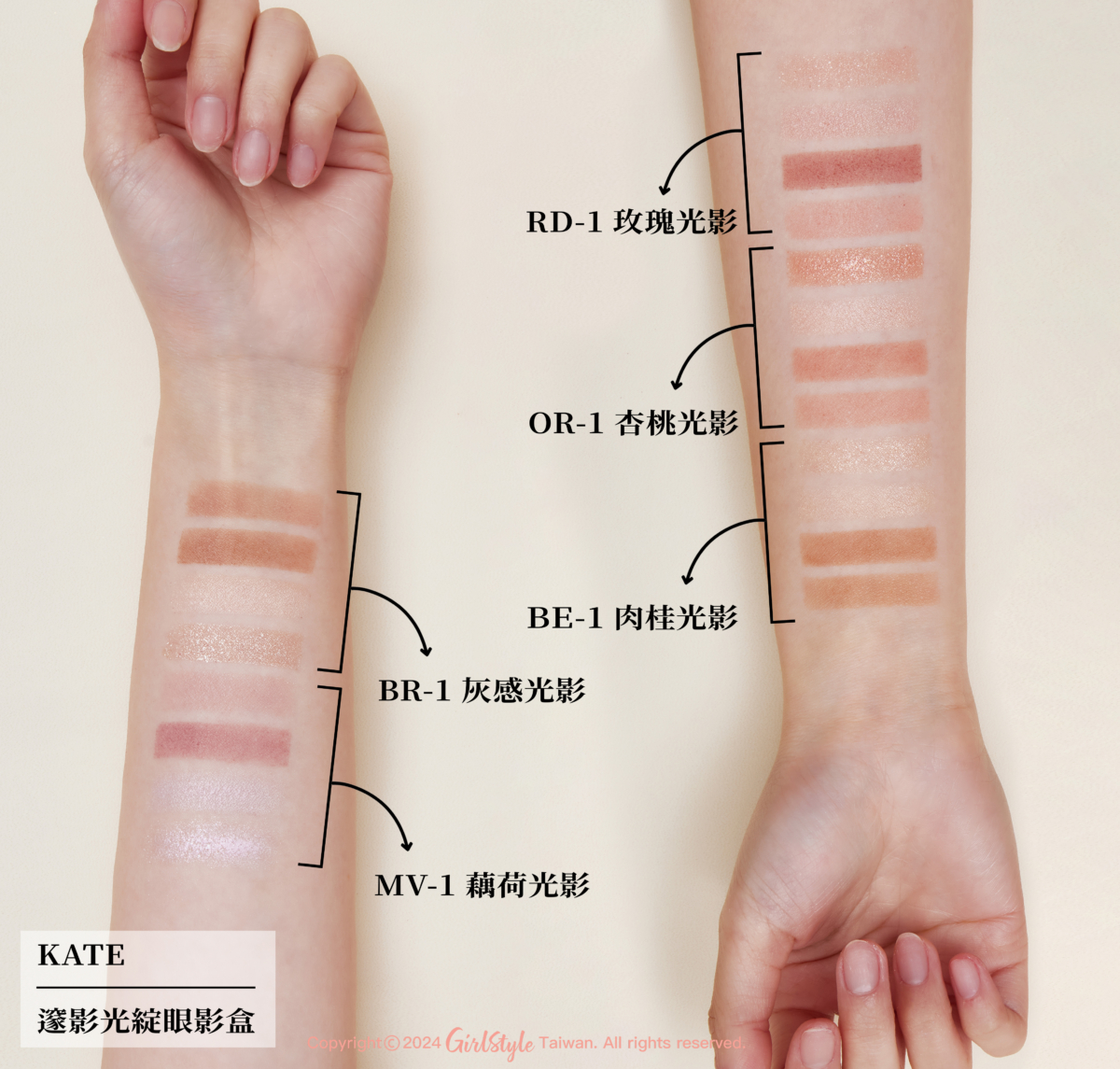 KATE「邃影光綻眼影盒」