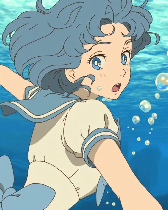 吉卜力畫風的水野亞美