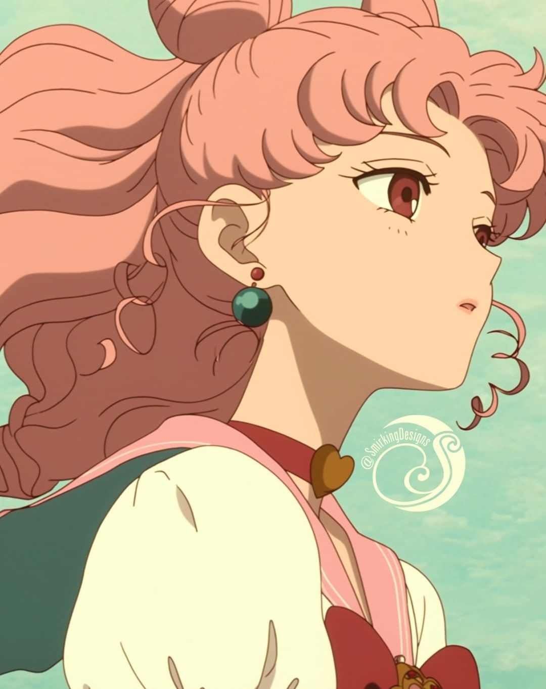 吉卜力畫風的小阿兔 