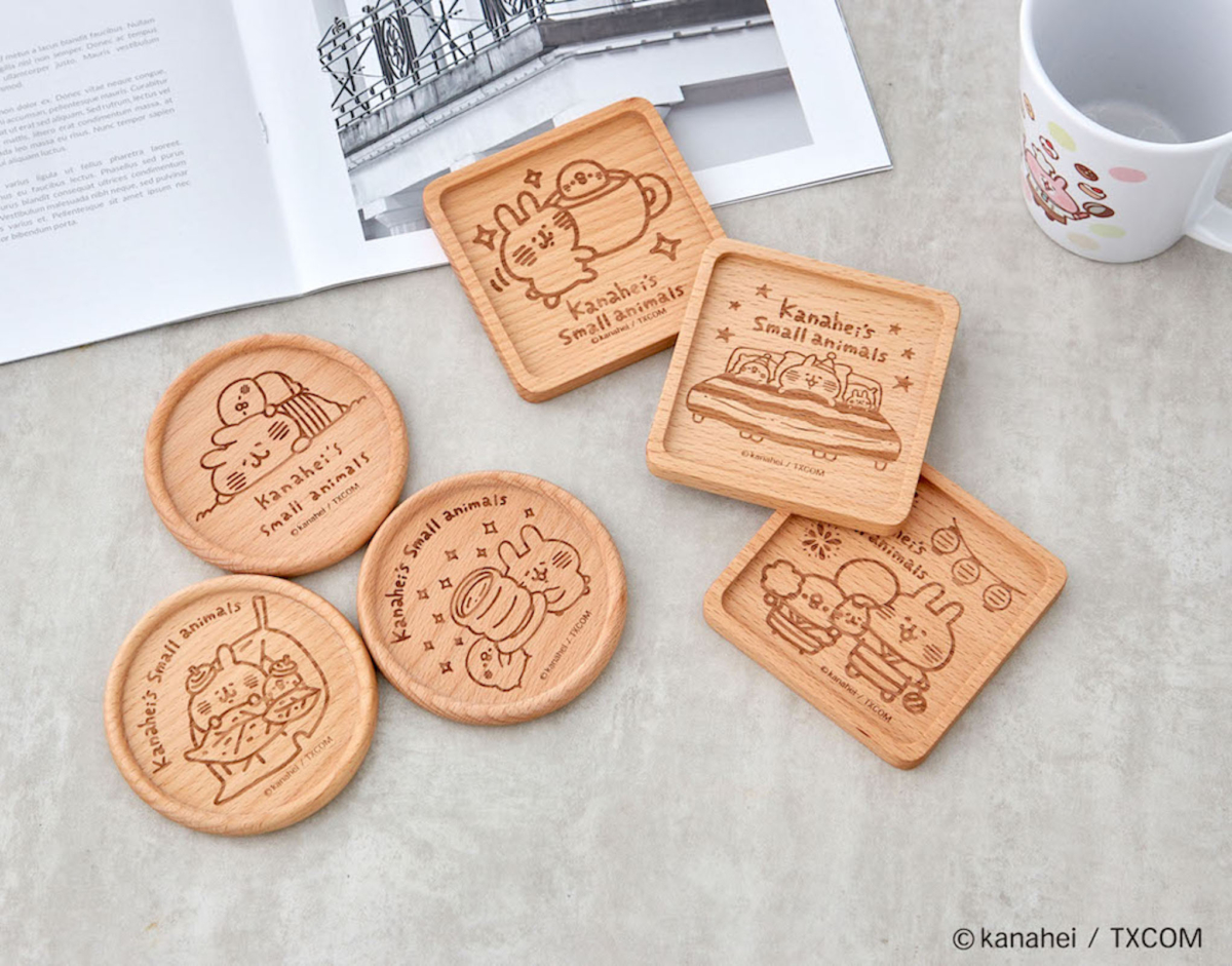 《卡娜赫拉的小動物-快樂小廚房》-木杯墊