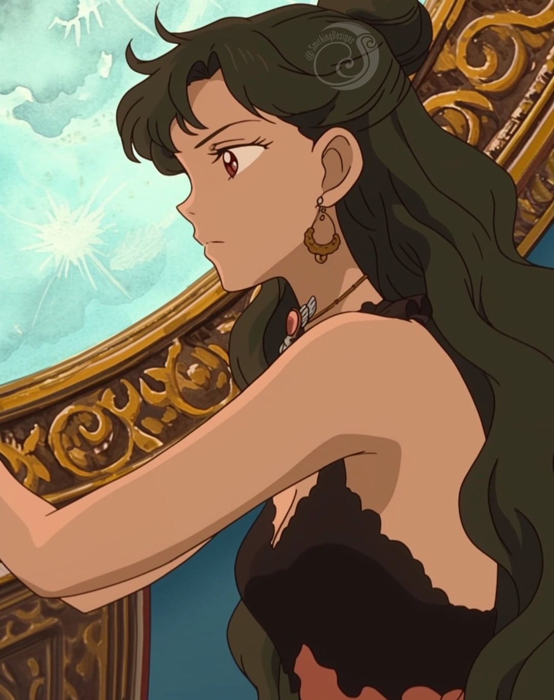 吉卜力畫風的冥王雪奈