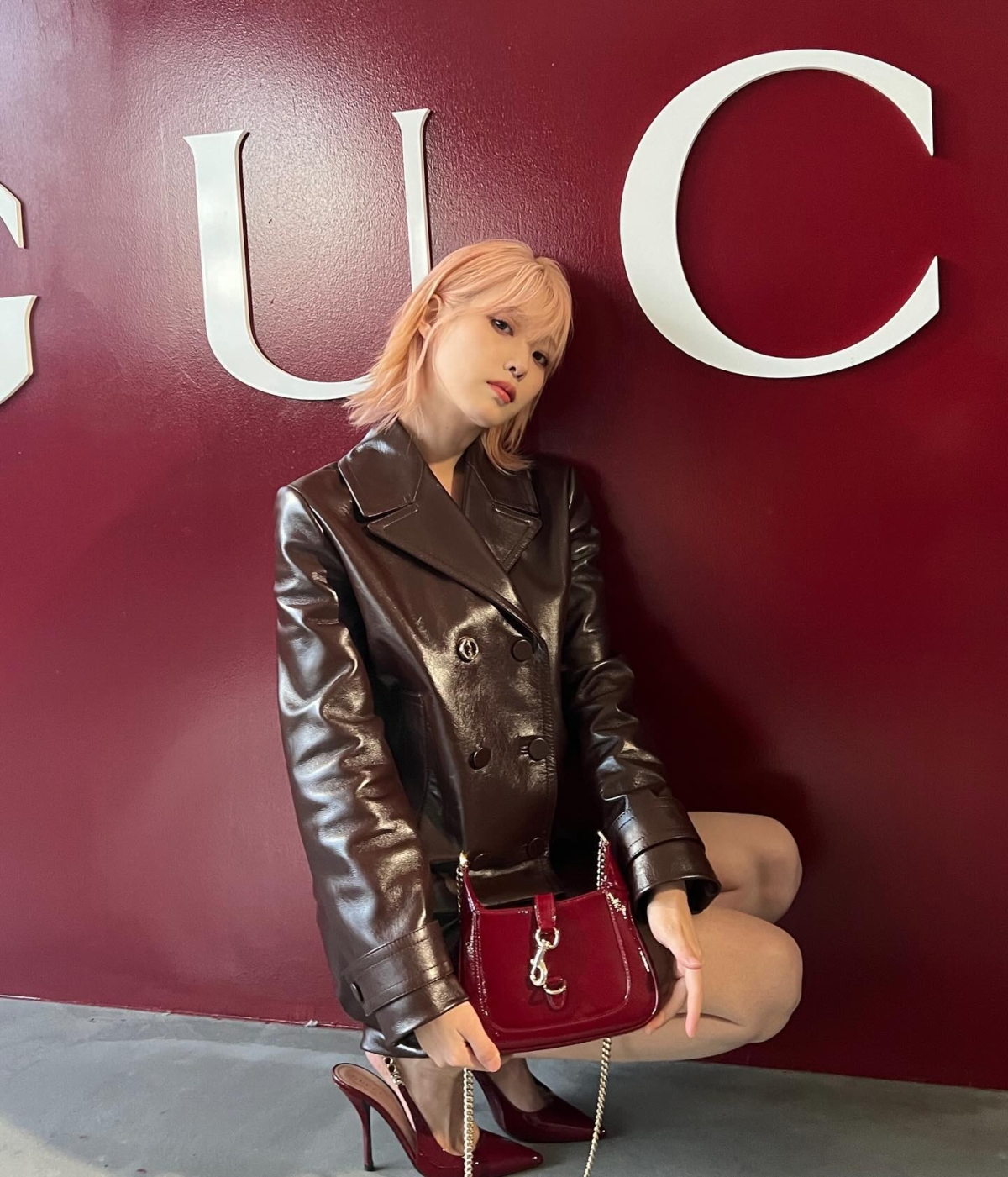 IU出席2024秋冬男裝時尚大秀《GUCCI ANCORA》