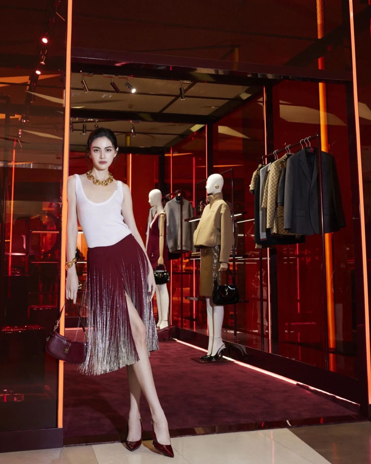 Davika Hoorne 出席GUCCI於暹羅百麗宮Siam Paragon