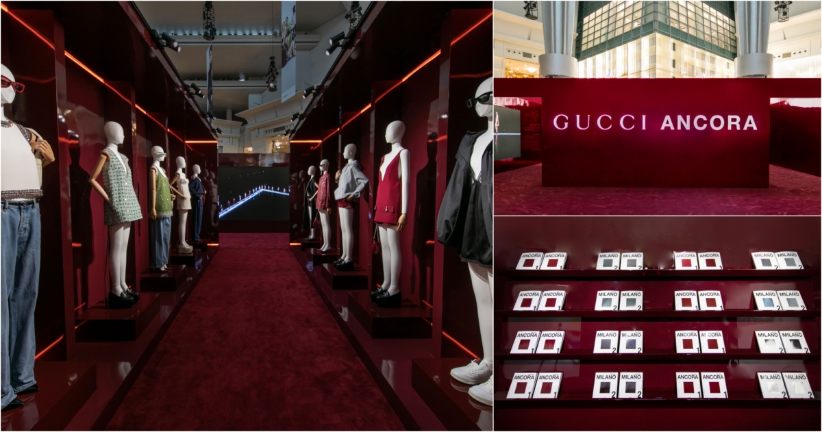3月初GUCCI於亞洲六大城市連動舉辦「GUCCI ANCORA時尚藝術特展」，台北更成為率先開展的城市之一