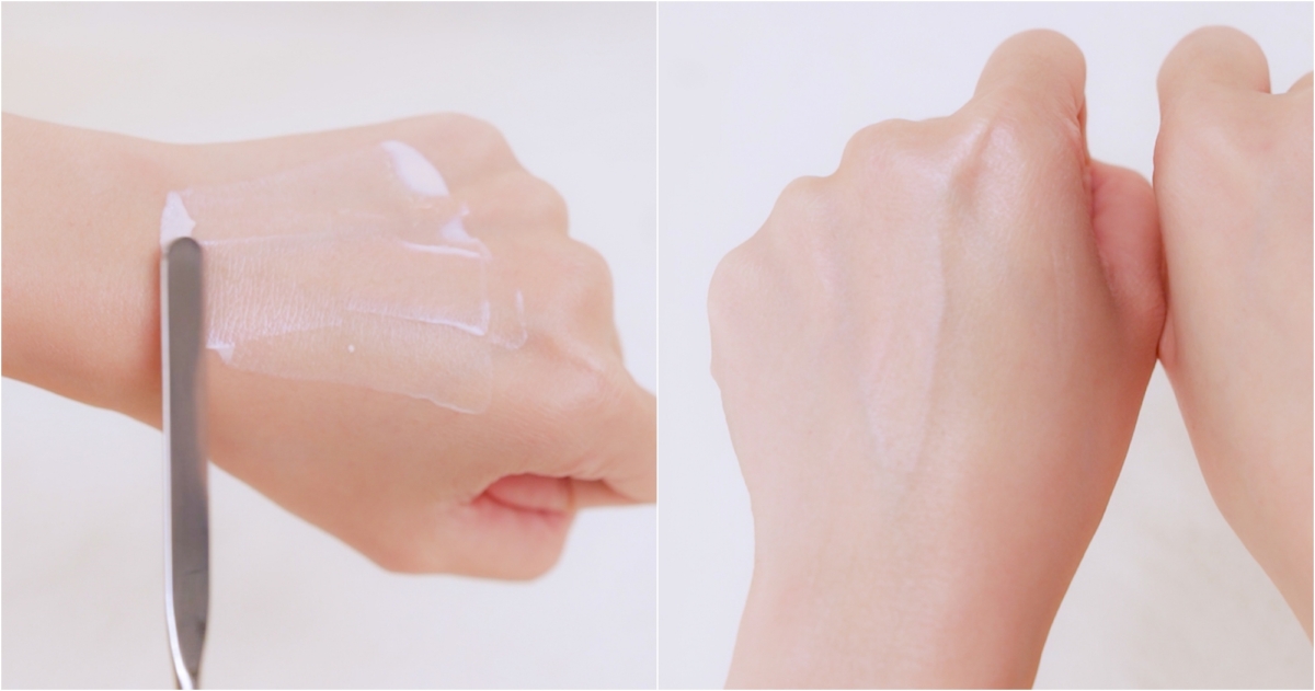 MAQuillAGE心機彩粧 星魅平衡持粧控粧前乳質地試色