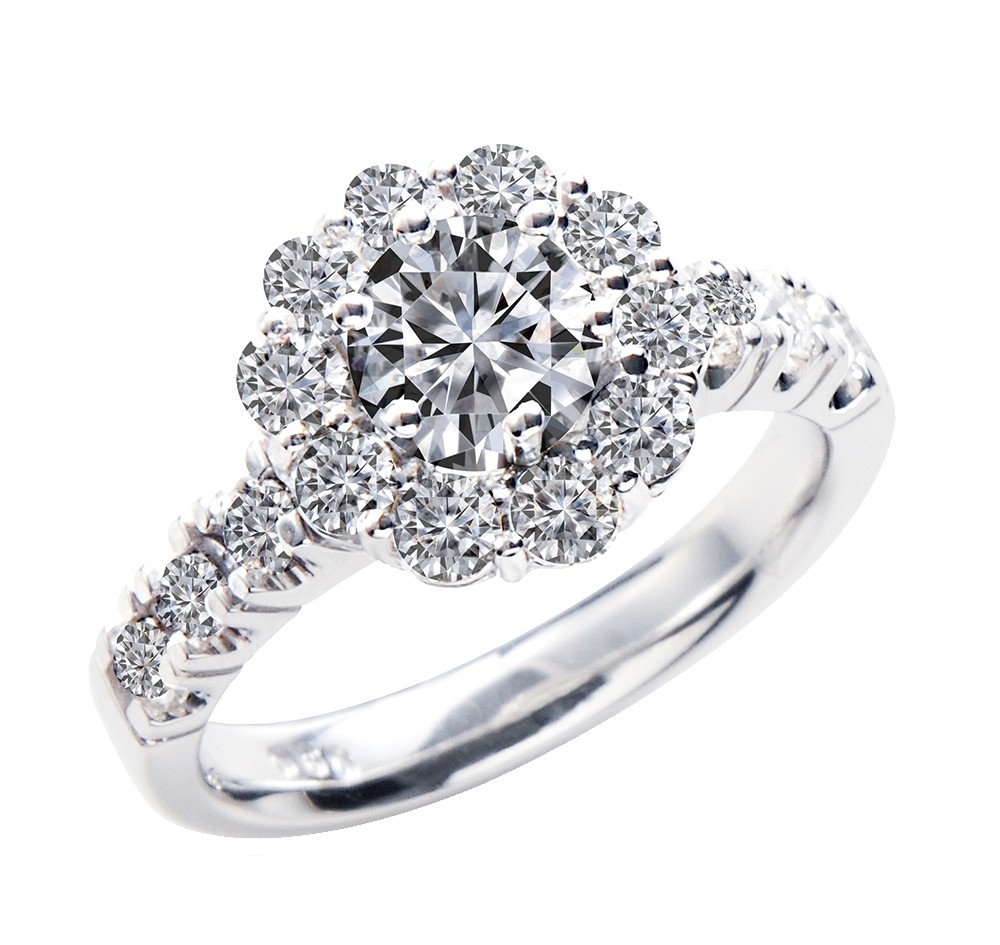 引雅- 冰晶牡丹50分鑽戒