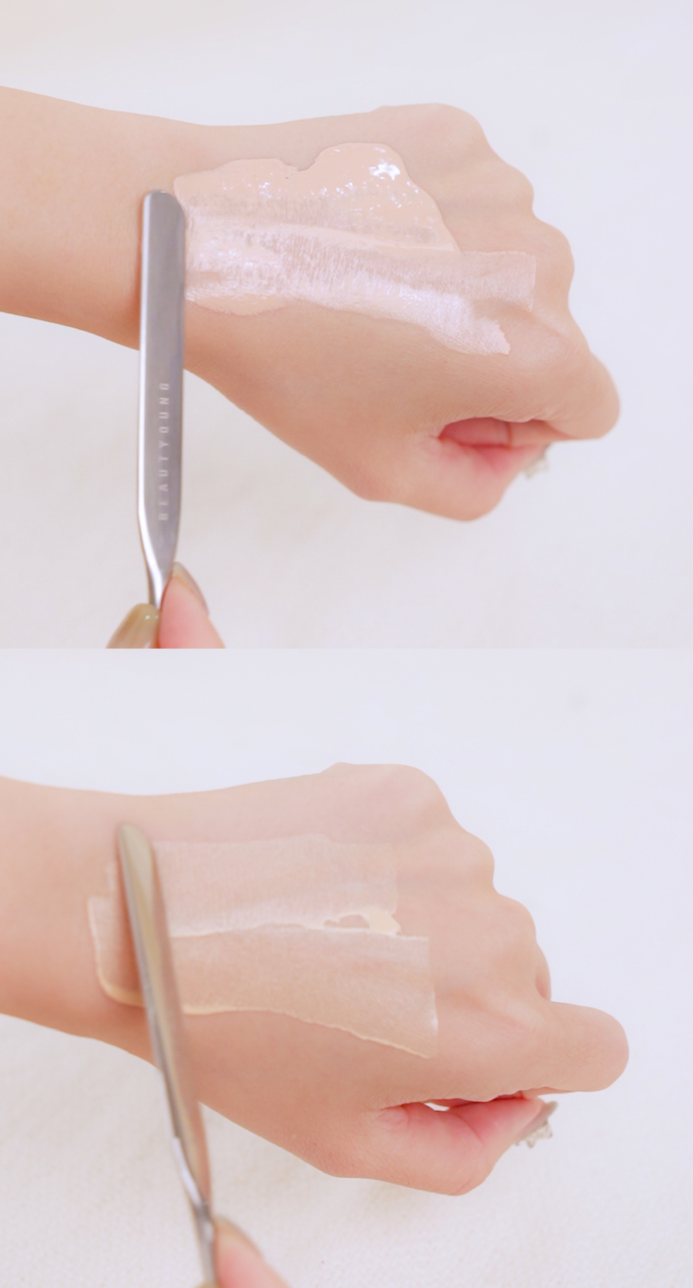 Visée 光妍濾鏡飾底乳質地試色