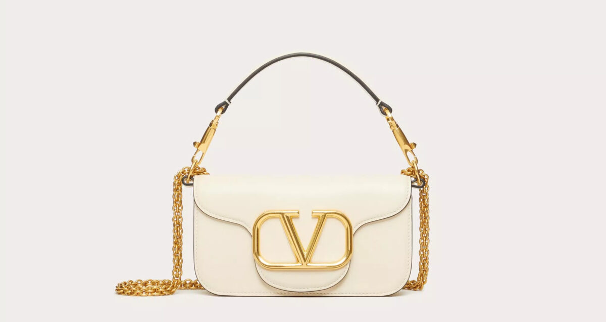 Valentino Garavani Locò 白色肩背包,NT$74,000