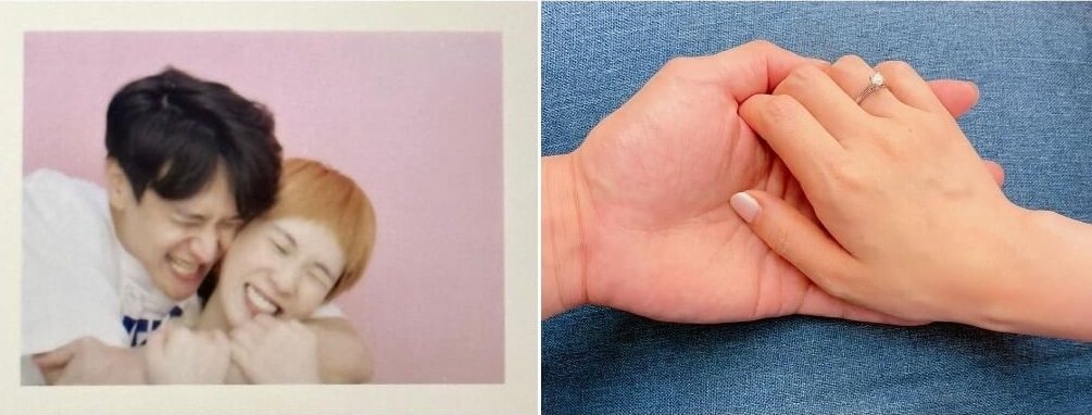 劉冠廷與孫可芳交往15年後終於向對方浪漫求婚。