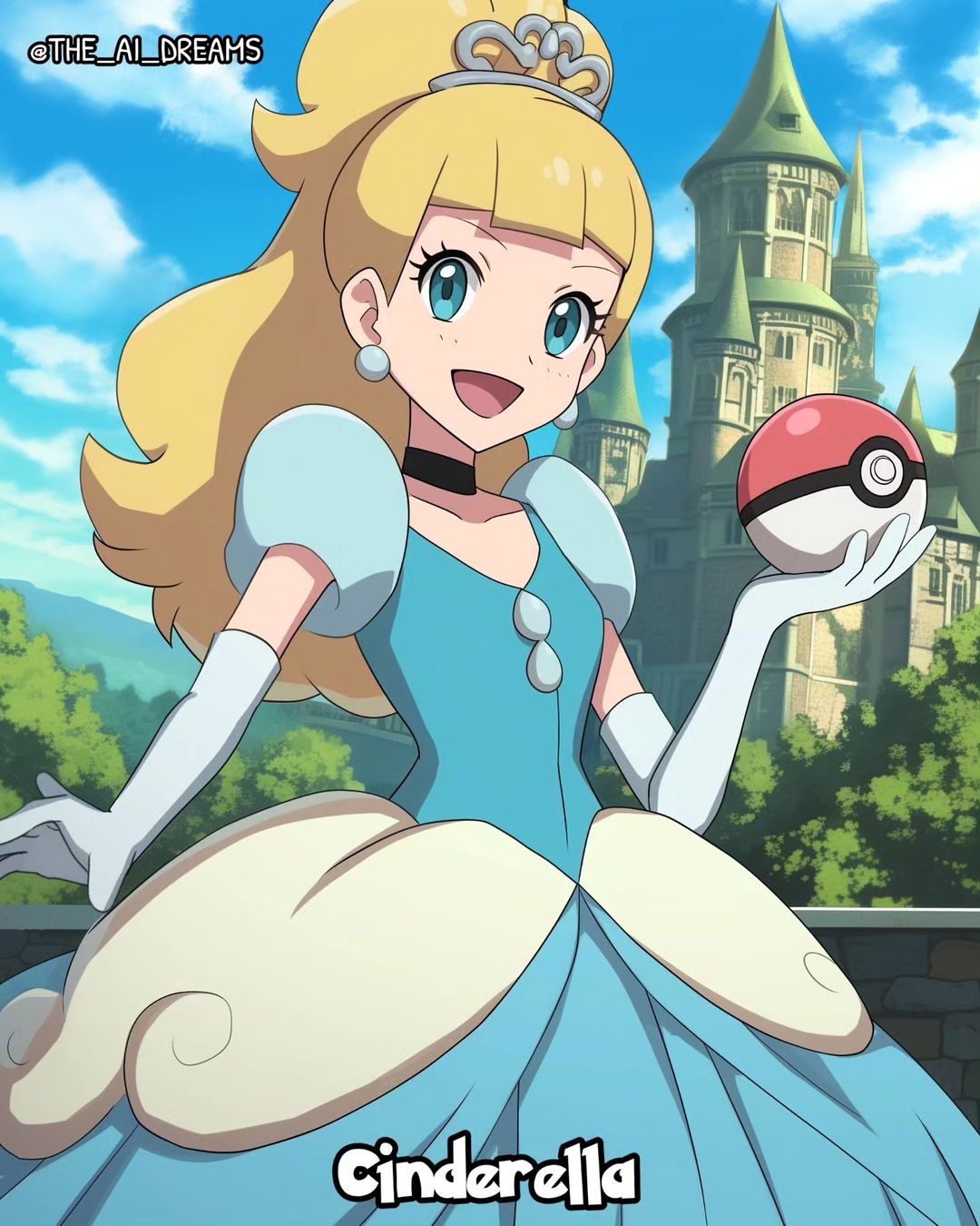 仙杜瑞拉變成《精靈寶可夢》訓練員