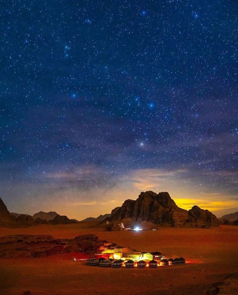 「Wadi Rum Travel camp」美麗星空