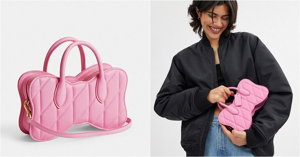 Coach BOW 絎縫領結造型手袋，NT$18,800