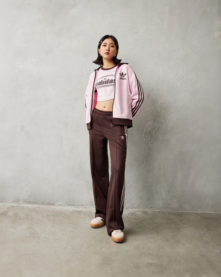 adidas Originals T-TOE系列 9m88腳踩GAZELLE BOLD新色 以ADICOLOR復古粉嫩配色打造春季甜酷造型