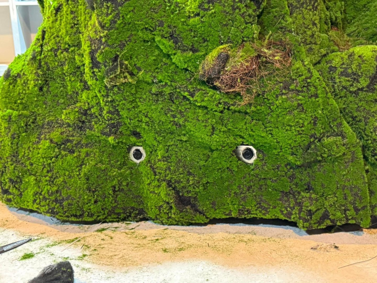 藝術家劉文琪〈我們在森林裡緩緩相遇-跑!跑!大野丘〉超級卡哇伊。