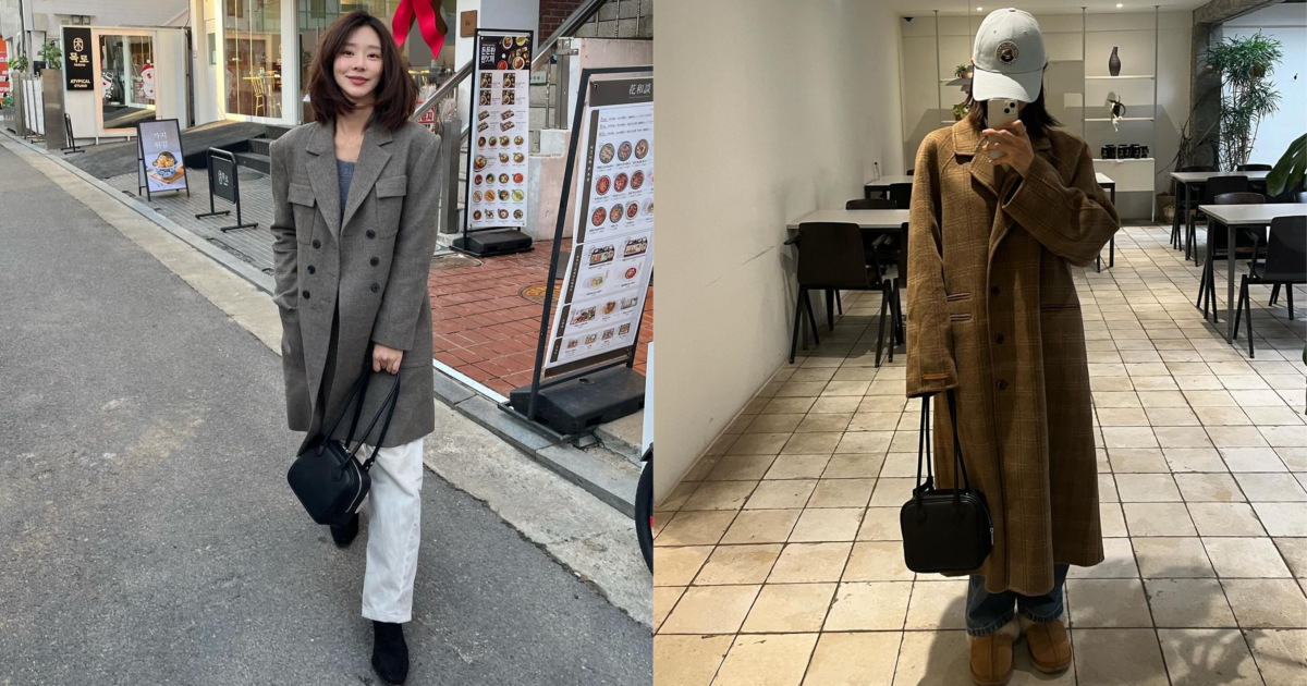 李主儐長版大衣私服穿搭