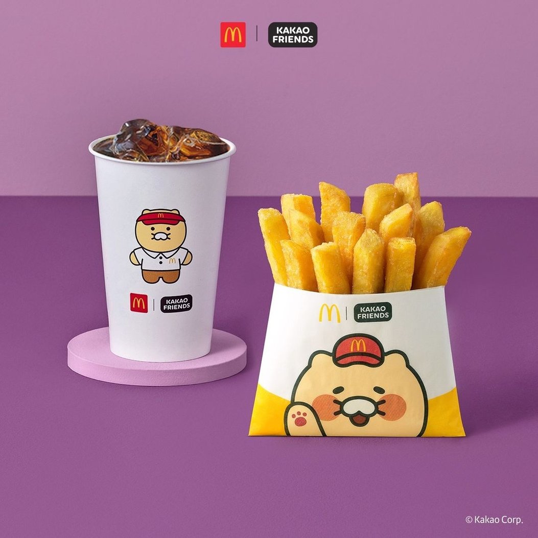 韓國麥當勞 x KAKAO FRIENDS推出限定「春植店員玩偶」引瘋搶!