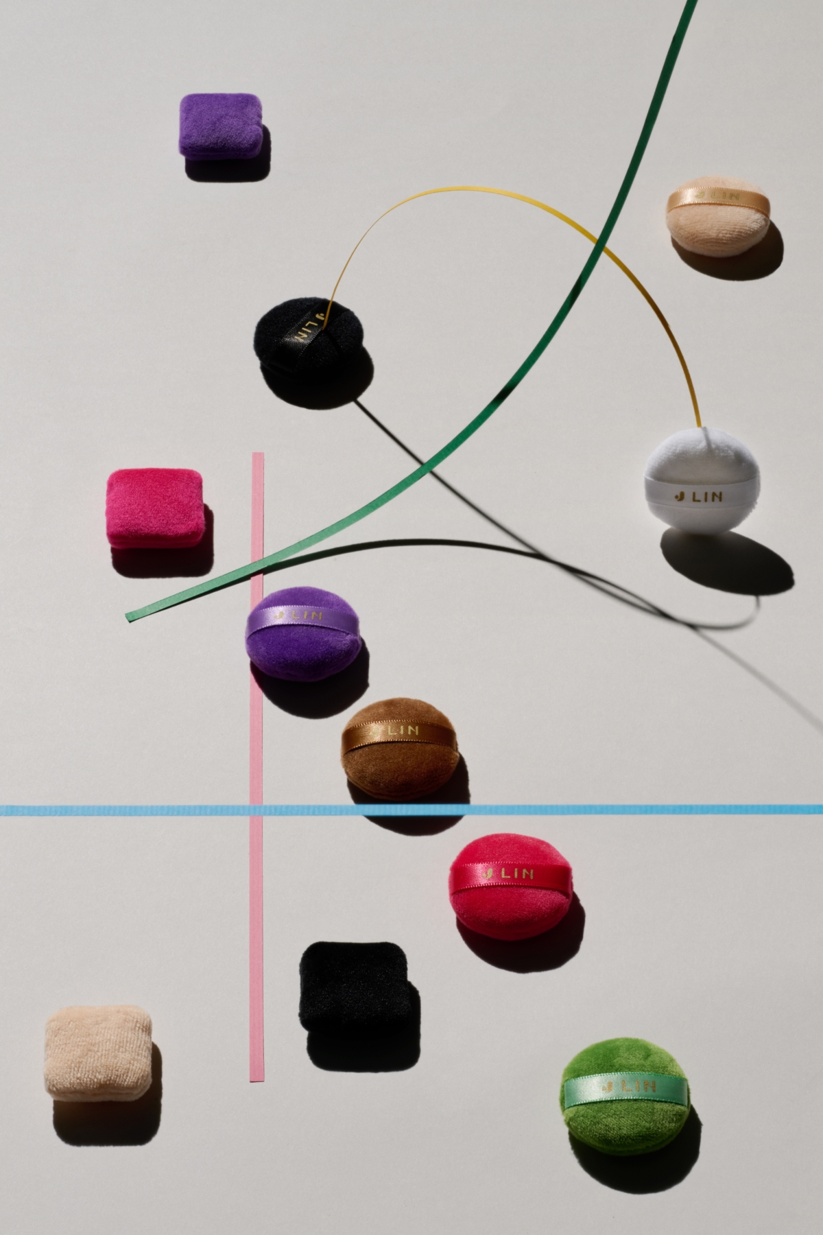 J-LIN｜迷你彩色蜜粉撲