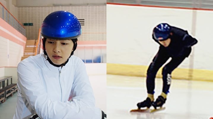 宋仲基曾是短道競速滑冰選手