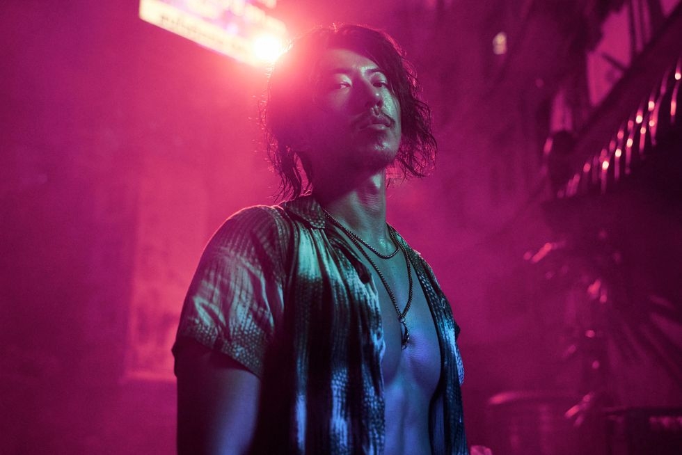 傅孟柏在《回魂計》長髮蓄鬍的造型散發出邪佞氣息。