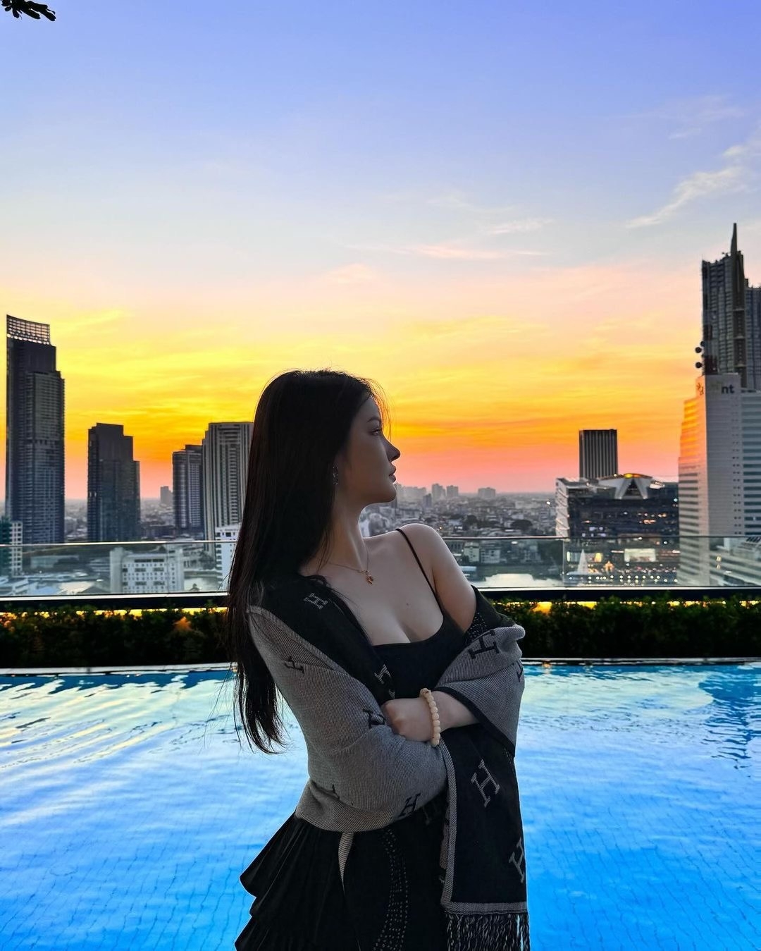 曼谷市中心落日美景、璀璨夜景讓人賞盡千百遍也不厭倦。