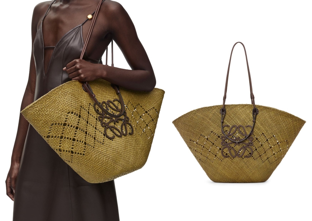 LOEWE Anagram Basket 編織包，NT$34,800