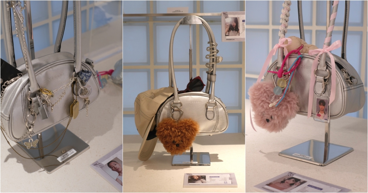 mouggan 保齡球肩背包，NT$1,090 (不含吊飾)