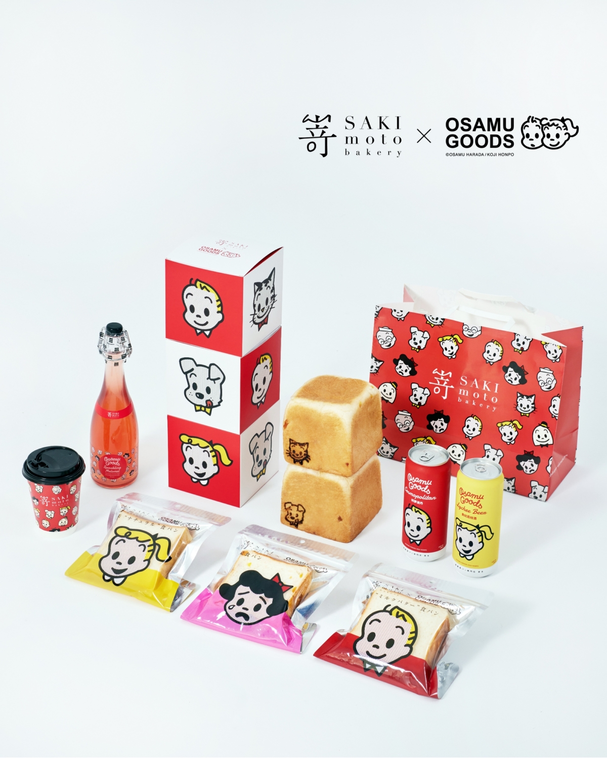 本人氣生吐司SAKImoto Bakery慶祝來台四週年！今夏聯名日本可愛始祖「OSAMU GOODS」6/3新登場