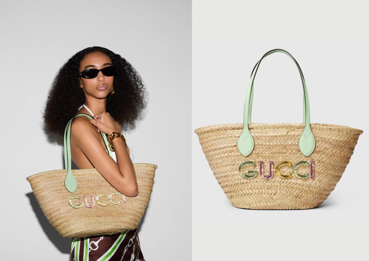 Gucci 草編 Tote Bag，NT$ 64,100