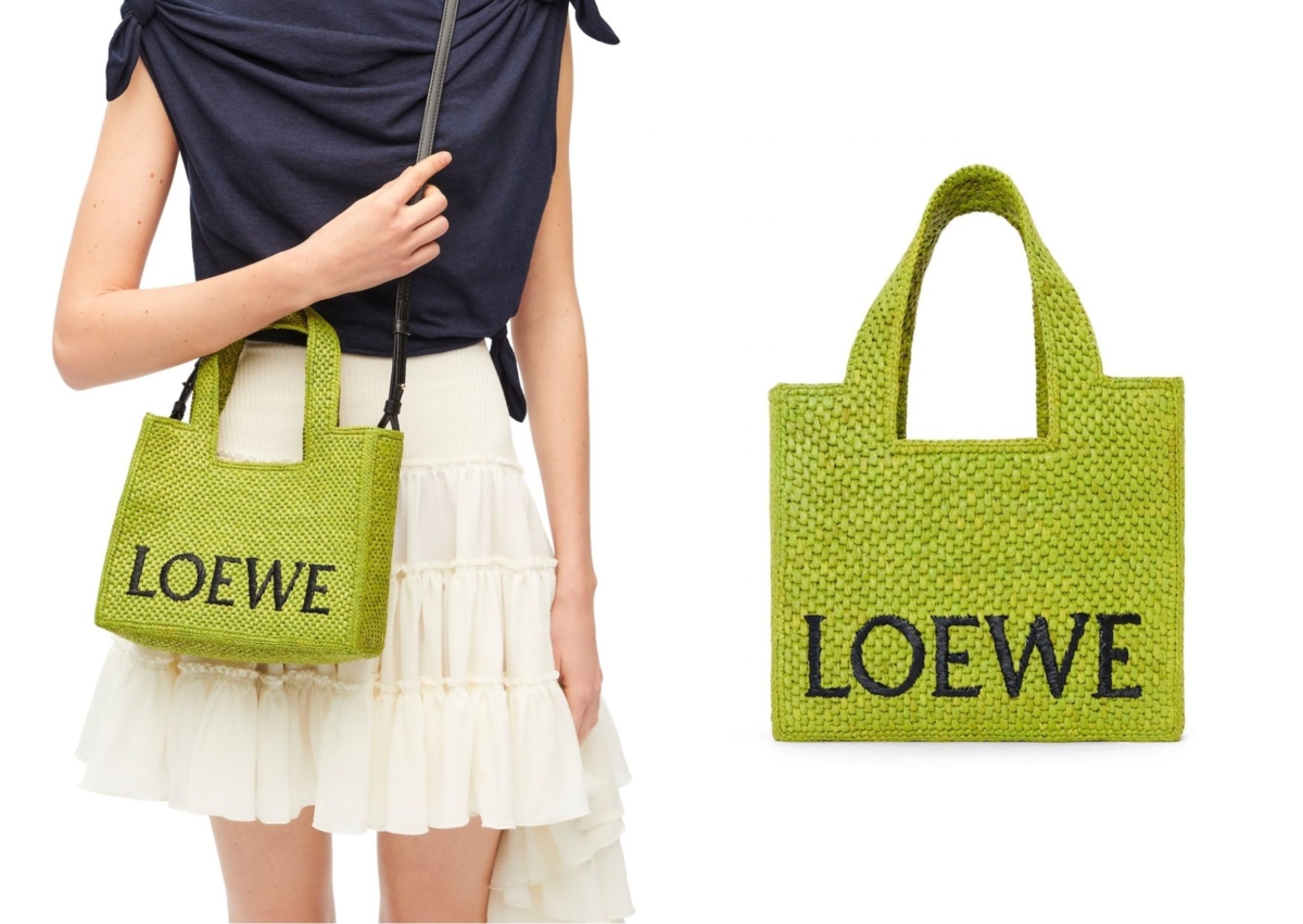 LOEWE 拉菲草手提包，NT$ 34,800