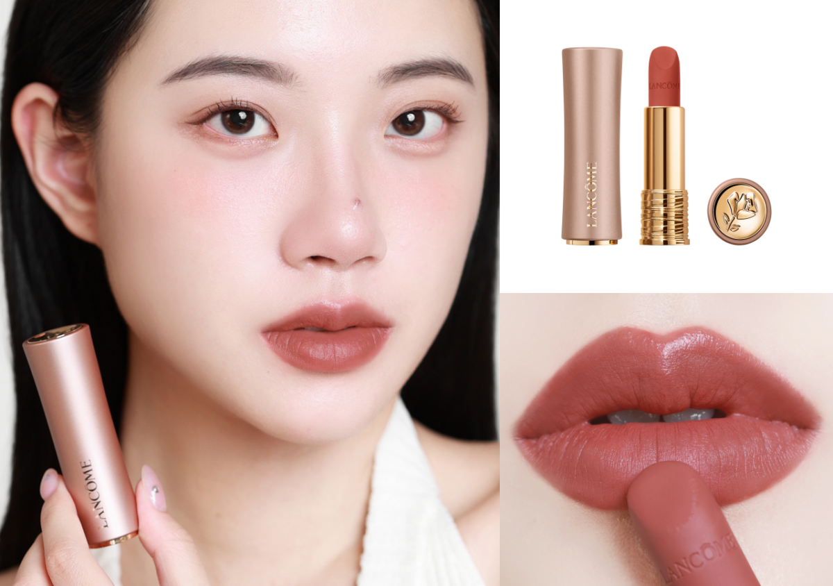 蘭蔻「絕對完美柔霧唇膏」全新裸粉色系 #273 純愛裸粉｜建議售價NTD1,380