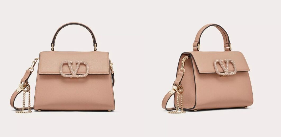 Valentino Garavani Vsling 珠寶刺繡小手提包,NT$ 132,000