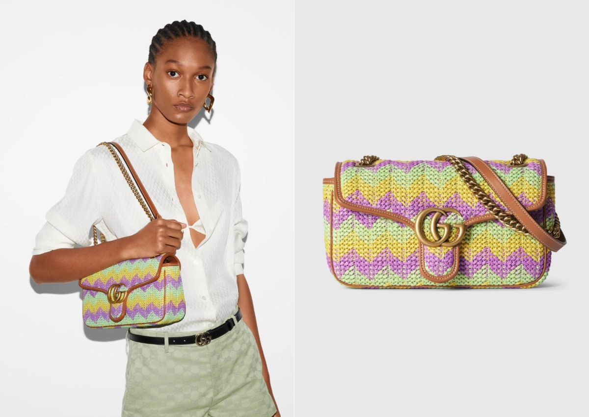 Gucci GG Marmont 小型肩揹包，NT$ 77,800