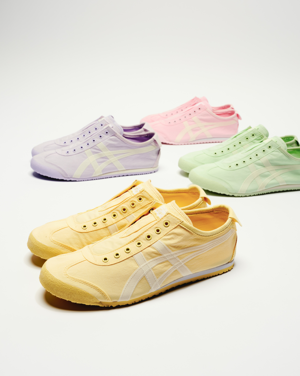 Onitsuka Tiger鬼塚虎 MEXICO 66 SLIP-ON(淡綠色/淡黃色/淡粉色/淡紫色,NT$ 3,480