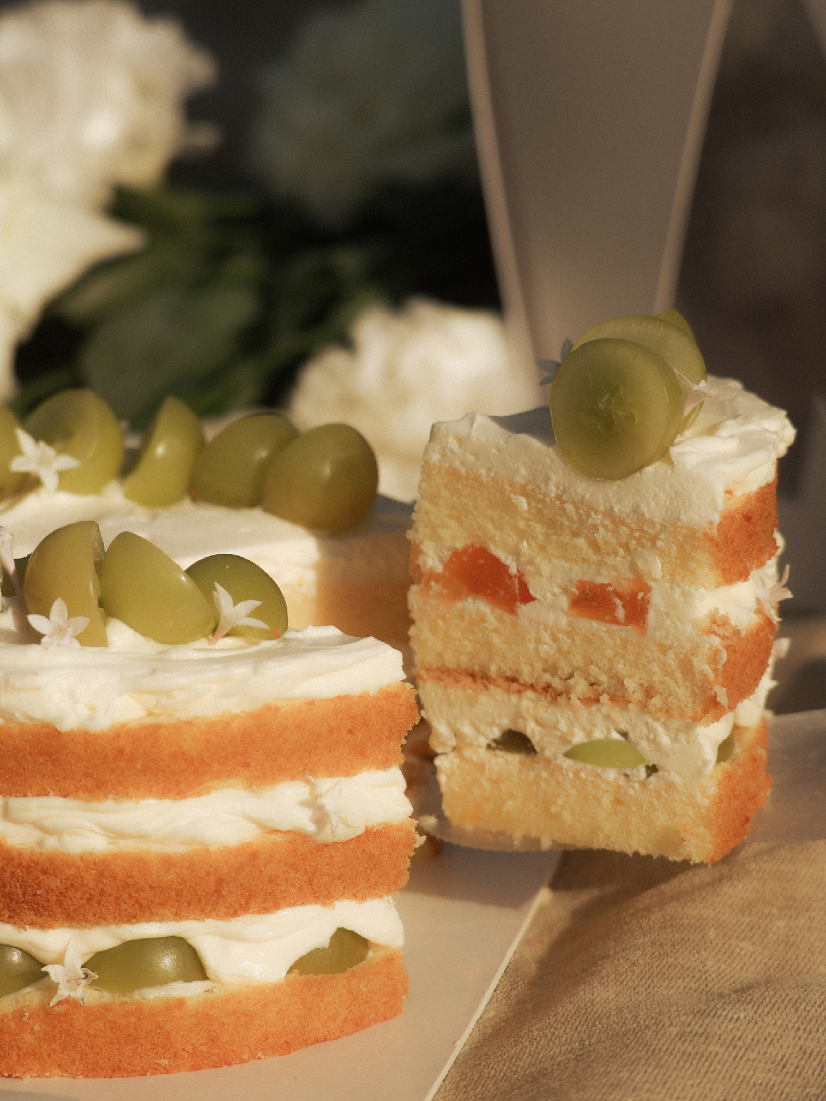 ACME綠葡萄香緹鮮奶油蛋糕內餡