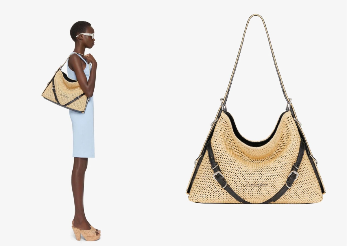 Givenchy Voyou 拉菲草編織手袋，NT$ 88,000