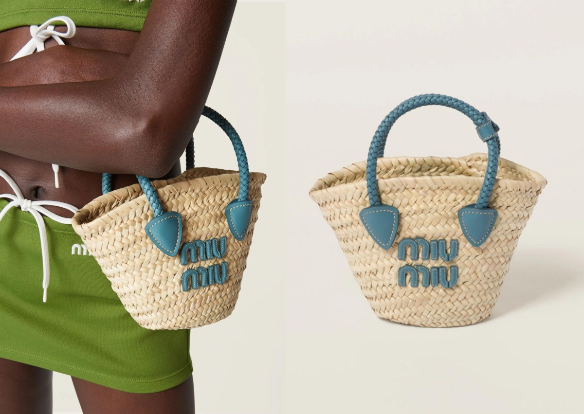 MIU MIU 編織布料手袋，NT$ 32,500