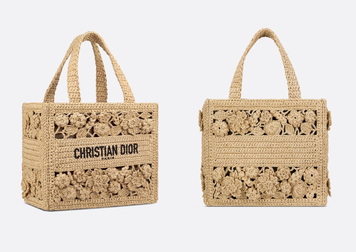 Dior 天然拉菲草 Book Tote，NT$ 165,000