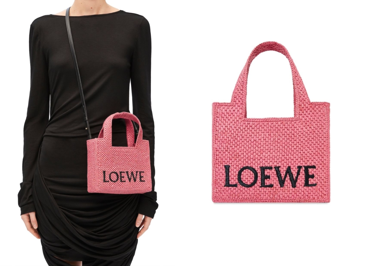 LOEWE Font 拉菲草迷你托特包,NT$ 31,500