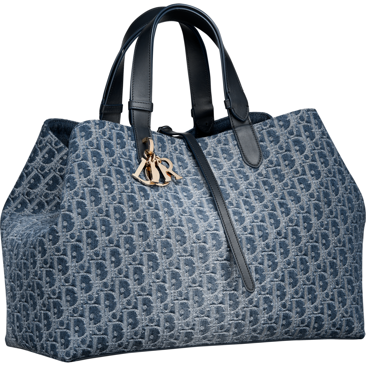 DIOR TOUJOURS 藍色煙燻 OBLIQUE 丹寧提包 NT$ 140,000