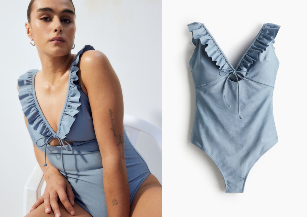 H&M 加墊罩杯連身泳裝,NT$ 999