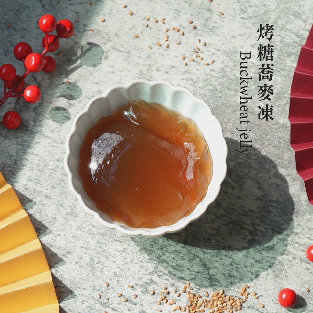 大茗使用台灣嚴選在地蕎麥製作蕎麥茶凍