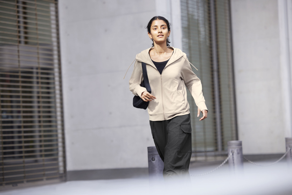 UNIQLO AIRism防曬抗UV網眼連帽外套（長袖），NT$990