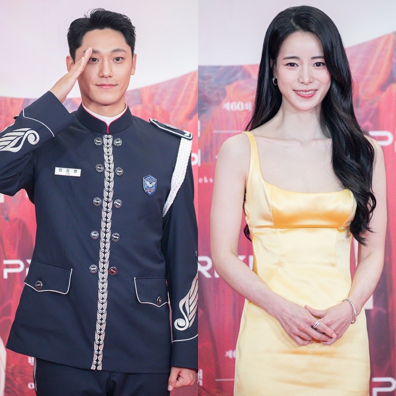 李到晛與女友林智妍各自走紅毯