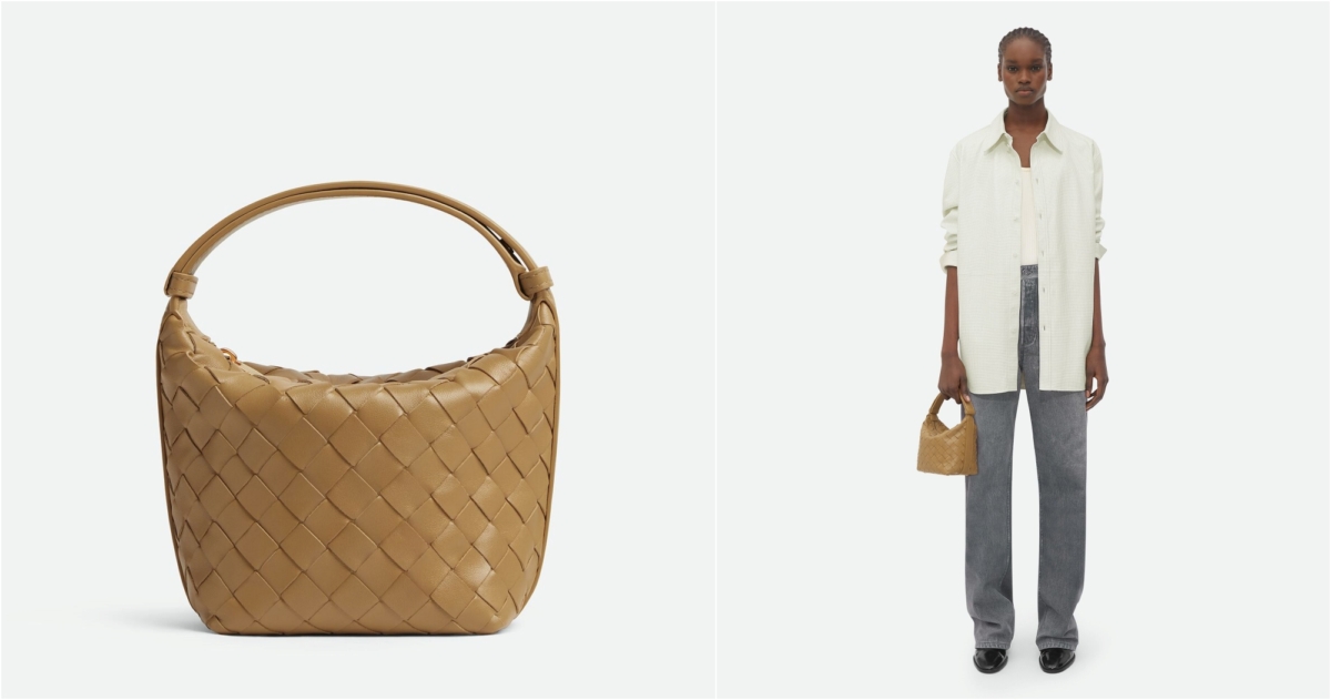 BOTTEGA VENETA CANDY WALLACE 編織皮革手提包，NT$54,200