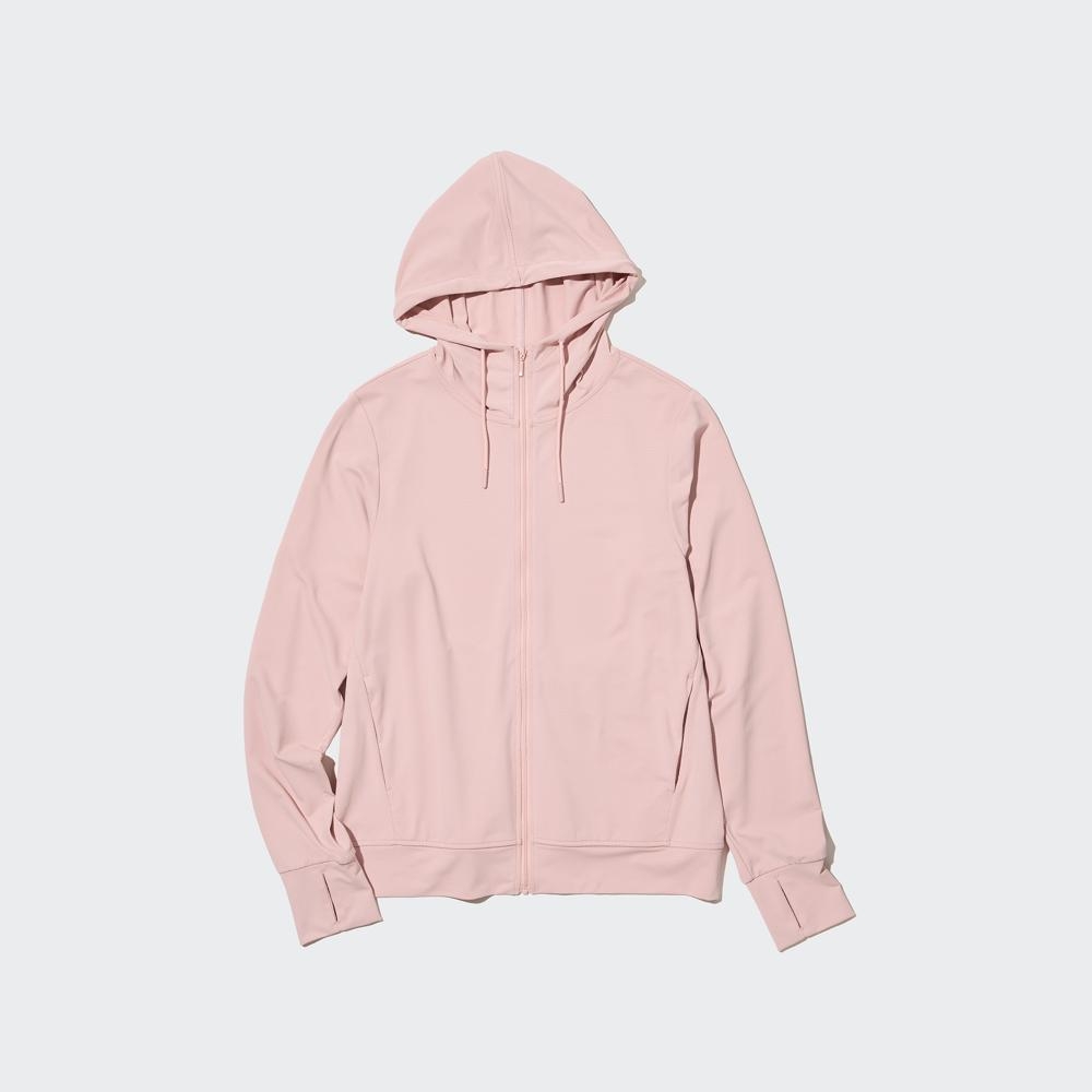 UNIQLO AIRism防曬抗UV網眼連帽外套（長袖），NT$990