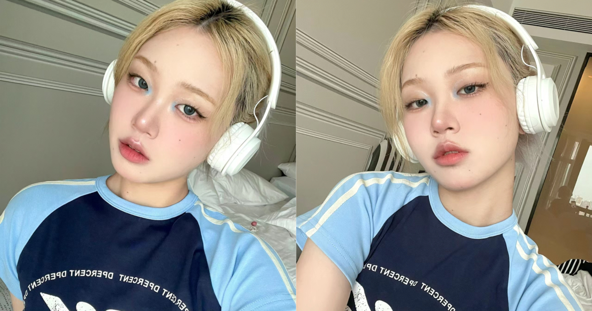 藍色眼頭眼妝示範