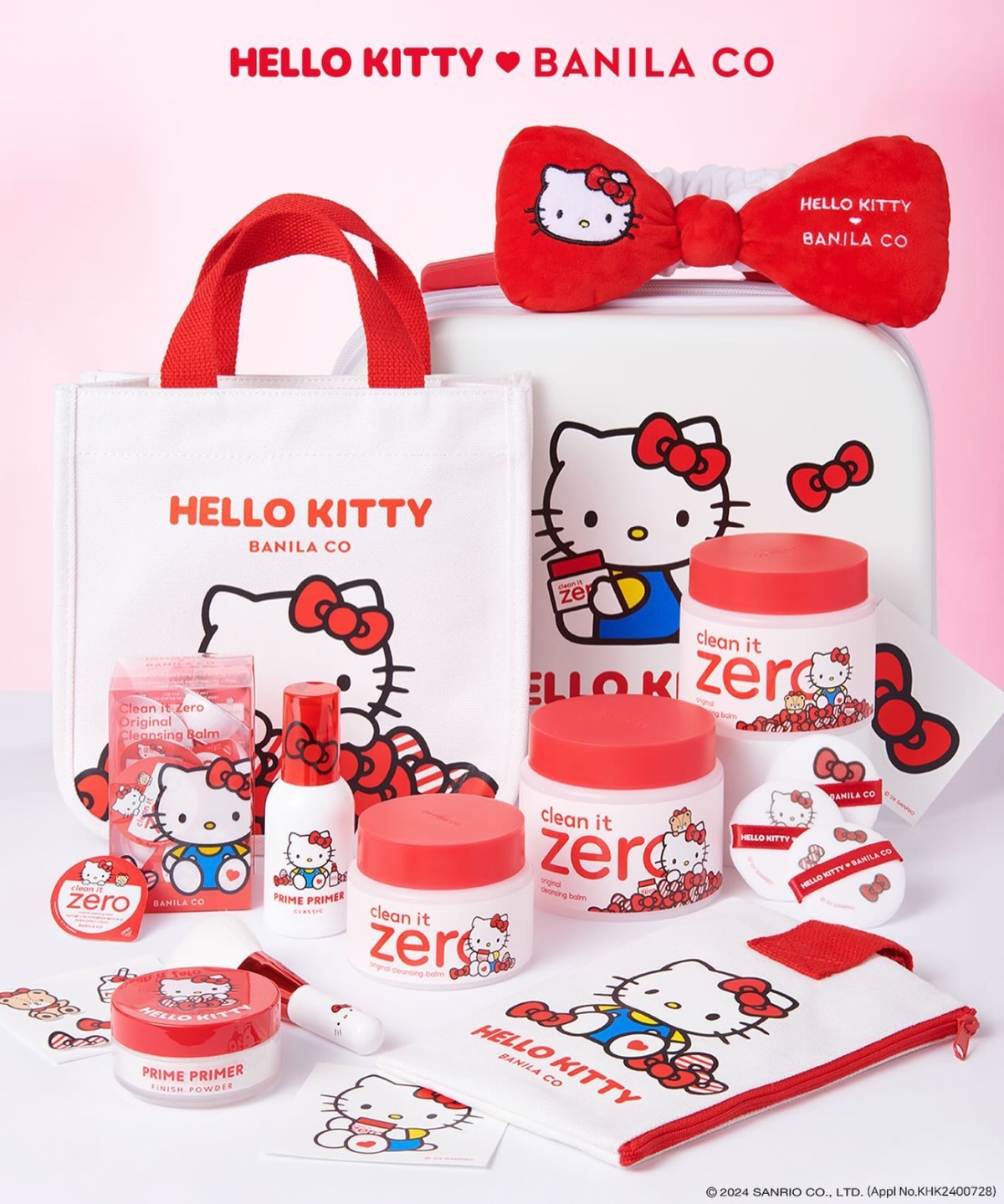 BANILA CO 卸妝膏、粉底霜、妝前乳遇上了 Hello Kitty